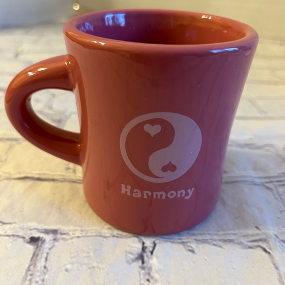 GOOD HOME BY LIFE IS GOOD PINK HARMONY CHUNKY MUG - Picture 1 of 6